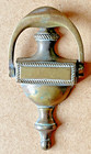 Vintage Cast Brass Georgian Style Door Knocker  5  X 2 1 2 