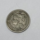 1879 Three 3 Cent Nickel 3cn- Fine vf Details