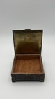 Salvador Teran Mexican Brass Glass Tile Mosaic Jewelry Box