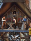 Vintage German E  Schmeckenbecher Black Forest Cuckoo Clock Sawmill Rare Piece
