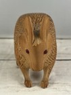 Vintage Hand Carved Wooden Rabbit Bunny Figurine Rustic Folk Art Woodland Animal