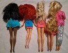 Lot Of 5 Vintage Mattel Barbie Dolls