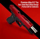 G17 Toy Soft Gel Ball Blaster Alloy Toy Launcher Red