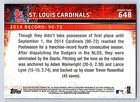 2015 Topps Series 2 Base   648 St  Louis Cardinals - Team Card