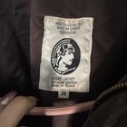 Vtg Eberle American Express 38 Brown Leather Bomber Flight Jacket Authentic Mens