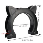 Ikuso Cat Door Interior Door hidden Pet Litter Boxpet Door For Cats Up To 25 Lbs