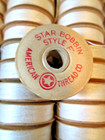 Bobbin Style F By American Thread Co  Star Lot Of 52 Vtg White