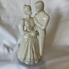 Lenox Style  vii Bride   Groom Wedding Figurine Vintage Cake Topper Euc