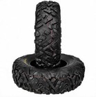 Set Of 2 25x8-12 Atv Tires All Terrain 6pr Tubeless Utv Tires 25x8x12 Heavy Duty