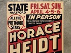 1941 Horace Heidt James Stewart Hartford Conn State Tour Boxing Style Poster