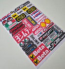 Motorbike Sticker Sheet A4 Graphics Decals Sponsor For Suzuki Yamaha Ducati Ktm