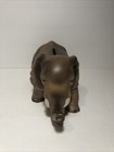 9    X 5    X 5    Ceramic African Elephant Coin Bank W Stopper