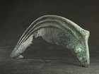 Ancient Atlantic Bronze Age Ribbed Bronze Sickle Asturian Type Circa 1000-700 Bc