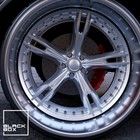 1 25-1 24 Scale Resin Fusion Style Rims And Tires With Brakes-unpainted