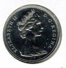 1971 Proof-like Canada Qeii   Beaver Five Cent Nickel 