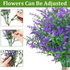 Artificial Lavender Flowers Indoor Outdoor Fake Bouquet Faux Plants Home Decor