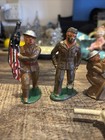 Vintage Barclay Manoil Dimestore Figure  Cast Metal Toy Soldiers And Stretcher