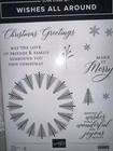    christmas  stampin  Up  Wishes All Around Stamp Set And Dies Plus Bonus Items