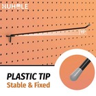 Black Pegboard Hooks 12 Inch 25pc Heavy Duty Peg Board Hooks Fit 1 4  Peg Board