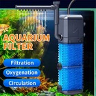 Water Pump Internal Aquarium Fish Tank Filter Submersible 800l h Oxygen 4-in-1