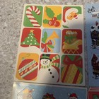 Vintage Christmas Sticker Sheet Lot Of 7