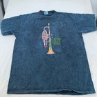 Vintage 90s Trumpet New Orleans Jazz And Heritage Festival T-shirt Xl Music 