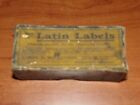 Xxxxx Rare Antique  Original Latin Apothecary Labels - One Off Listing 150 Years