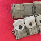 Ww2 Wwii Us Army M1 Garand 10 Pocket Ammo Ammunition Belt Cartridge Dated 1942