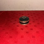 Vintage Blue-green Enamel With Gold Toned Heart Pill Box- Magnetic Closure