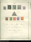 Collection  Nepal Part A Scott Pages  1954 1973  Cat  145  Mint   Used