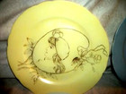 Victorian Aesthetic Porcelain Plate Sketched Blanks 1890s Ready To Paint Ladies