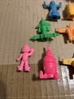 Buck Rogers Pink Astro Boy Diener Rubber Toy Lot Vintage Rare Pencil Toppers