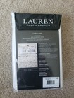New Ralph Lauren Carolyne Euro Sham One Off White  Gray Linen cotton Msrp 135
