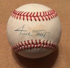 Willie Mays  Autographed Baseball And  1992 Upper Deck Poster   nice 