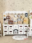 Dollhouse Miniatures 1 12 Scale Vintage Grocery Cabinet Unfinished Kitchen Shop