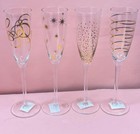 Lenox  Celebration 4-piece Toasting Flute Set 4 Count   Blown Glass Discontinued