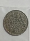    vintage   1956 Great Britain Uk 1 Florin 2 Two Shillings Elizabeth Ii Actual Coin