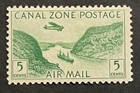Travelstamps  1931 Canal Zone Stamps Scott  c7  5 Cent Airmail Issue Mint Og H