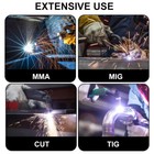 Auto Darkening Welding Helmet Large View Area Mig Tig Arc Welder Mask Li Battery