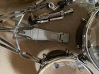 Drum Set Lot  Pdp Toms With Rebel Heads  Unbranded Hi Hat Hit Hat Stand  Parts   