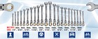 22piece Flex-head Ratcheting Wrench Set  Combination Wrench Sets W organizer Box