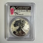 2011-p  1 American Silver Eagle Rev Pr 1oz First Strike 25th Anniv Set Pcgs Pr69