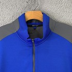 Nike Golf Pullover Mens Xl Blue Gray Dri Fit Quarter Zip Performance Sweater