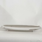 Vintage Gump s Epc Silver Plate Footed Tray 13  Mid Century Modern