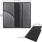 Premium Car Registration   Insurance Card Holder With Magnetic Shut  Vehicle Glo