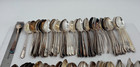 Lot Of 100 Assorted Vintage Silverplate Oval Soup Dessert Spoons - Lot 320
