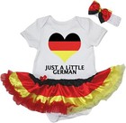 Babys Girls Us  6-12 Months suit   Headband germany deutschland black red gold