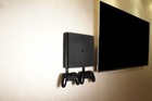 Playstation 4 Slim  2pcs Controller Tv Wall Mount Ps4 Black Metal Holder-vimount
