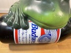 Vintage 1995 Budweiser Beer Lighted   Talking Frog Sign - Works - Large 22   