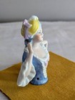 Antique Porcelain Half Doll Pin Cushion Figurine Hat Hands